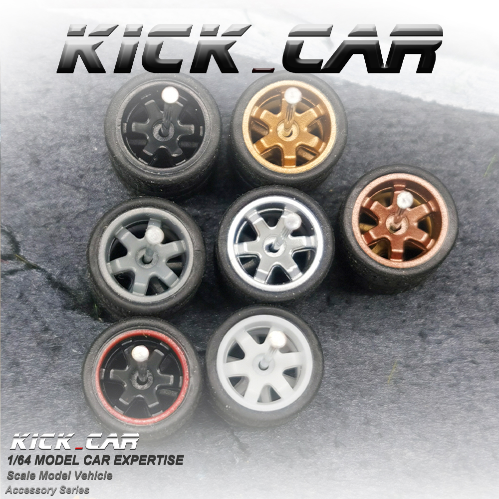 1/64 Wheels with Fixed Black R – обзор и цена Die Cast Car 1 64