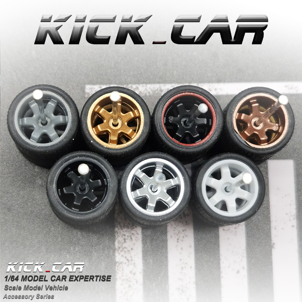 1/64 Wheels with Fixed Black R – обзор и цена Die Cast Car 1 64