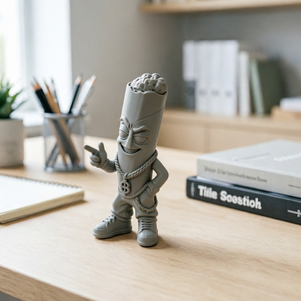 Trendy Grey Plastic Art Figure – обзор и цена Pop Display Shelf