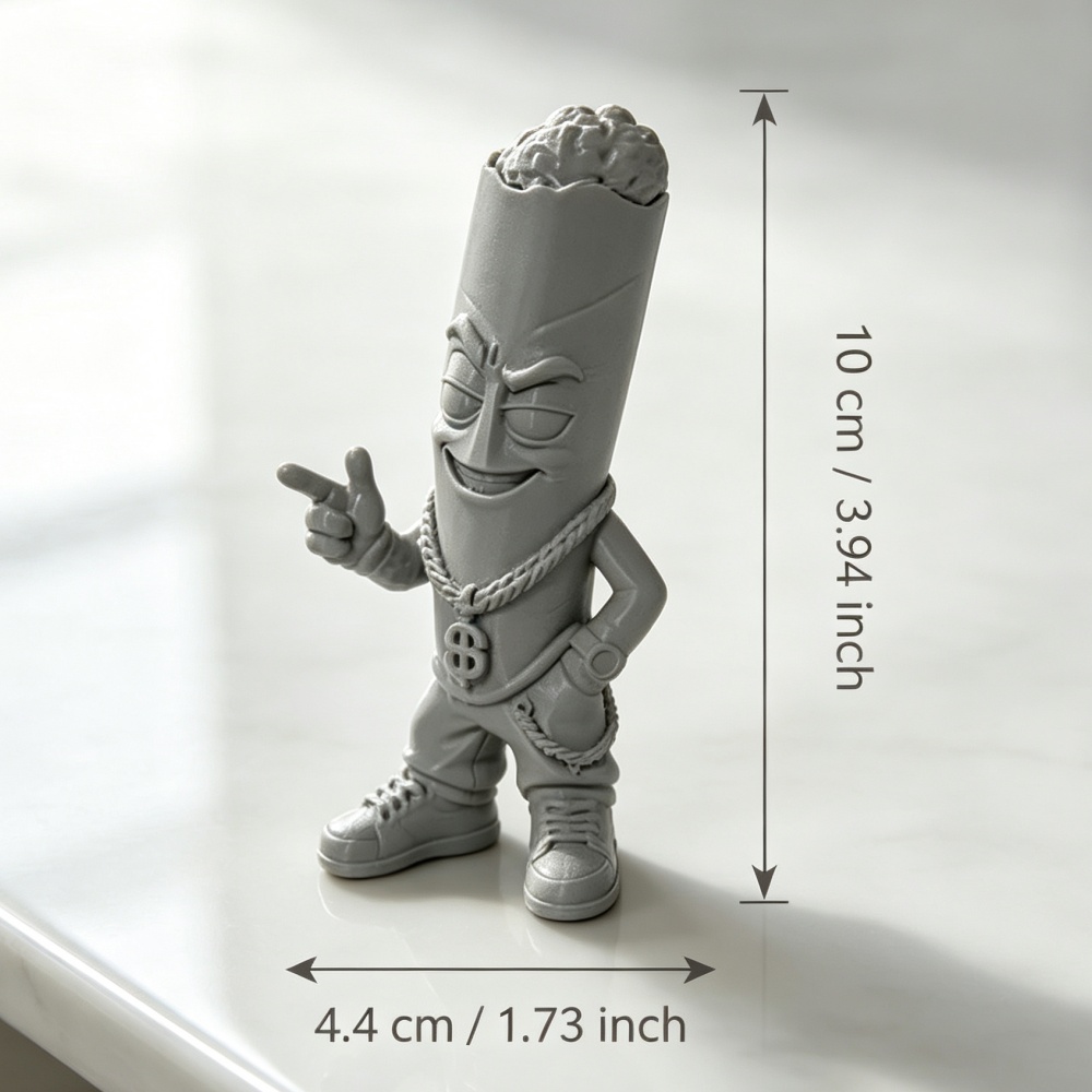 Trendy Grey Plastic Art Figure – обзор и цена Pop Display Shelf