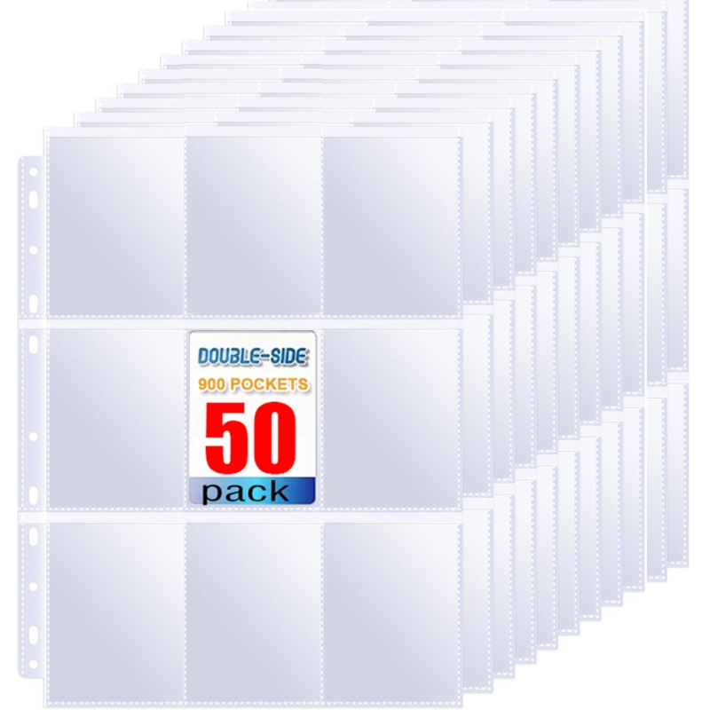 50/5pcs 9 Pocket Trading Gamin – обзор и цена Card Penny Sleeve