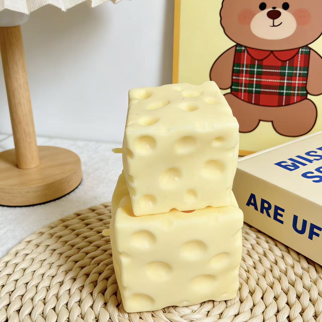 *-*Jumbo Cheese Cube Stress Ba – обзор и цена Fidget Cube Original