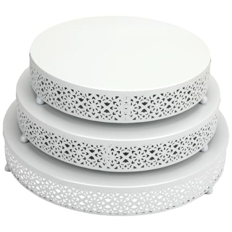 3 Pcs Cake Stands Set 16'' 14' – обзор и цена Display Risers Set
