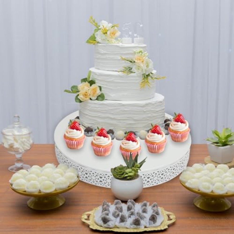 3 Pcs Cake Stands Set 16'' 14' – обзор и цена Display Risers Set