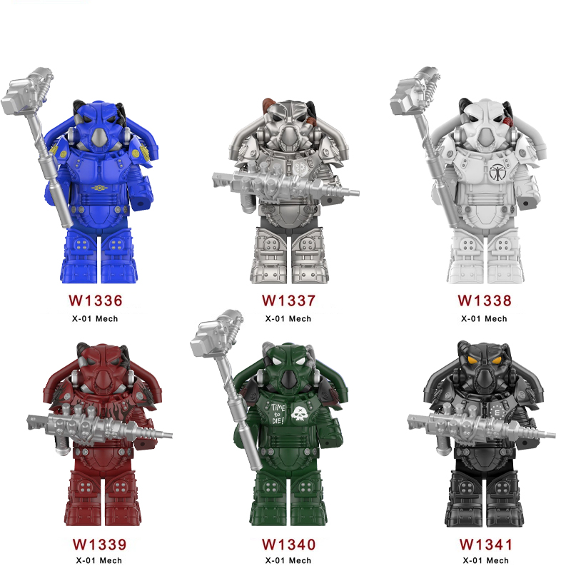 New BoS Game T60 Power Armor A – обзор и цена Lego Minifigure Holder