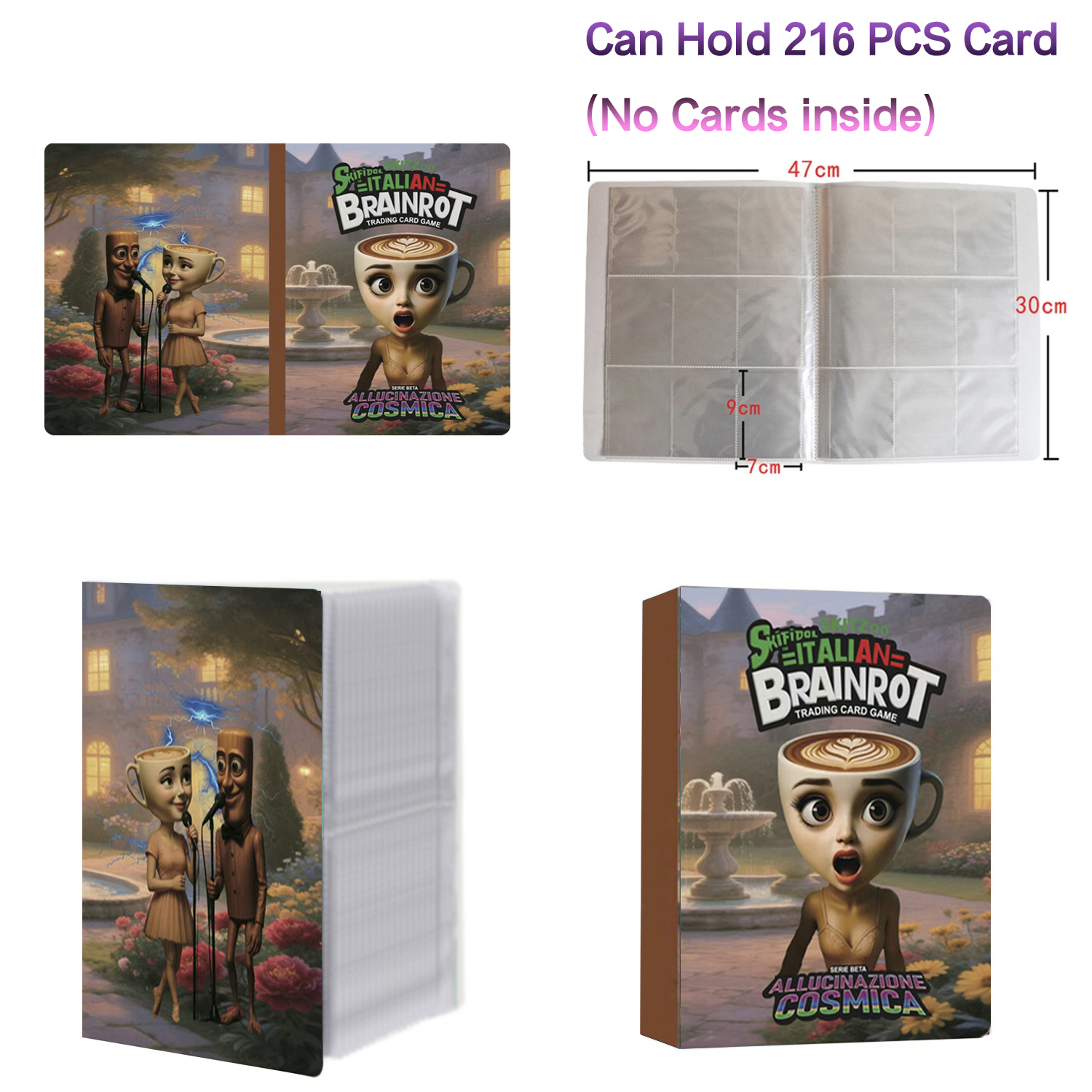 New 216 Pcs Booklet Italian Br – обзор и цена Trading Card Binder