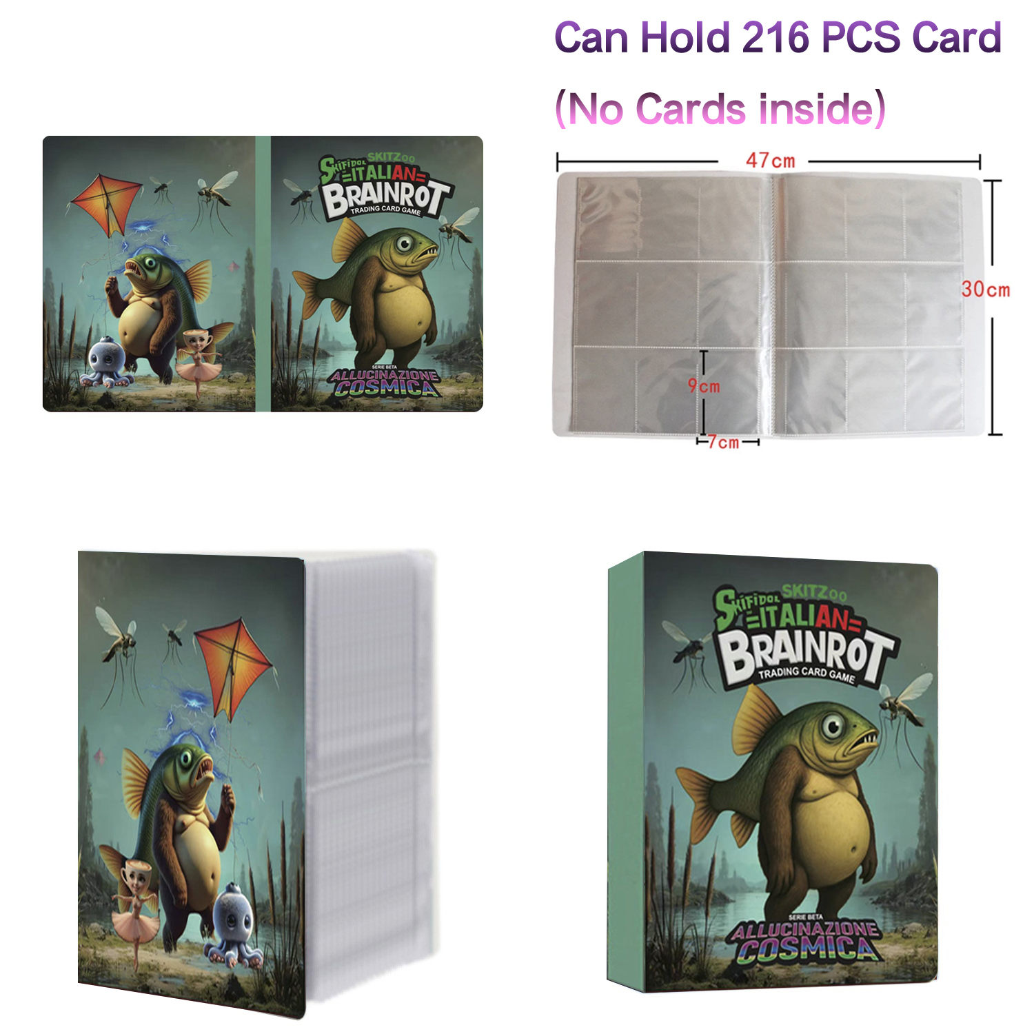 New 216 Pcs Booklet Italian Br – обзор и цена Trading Card Binder