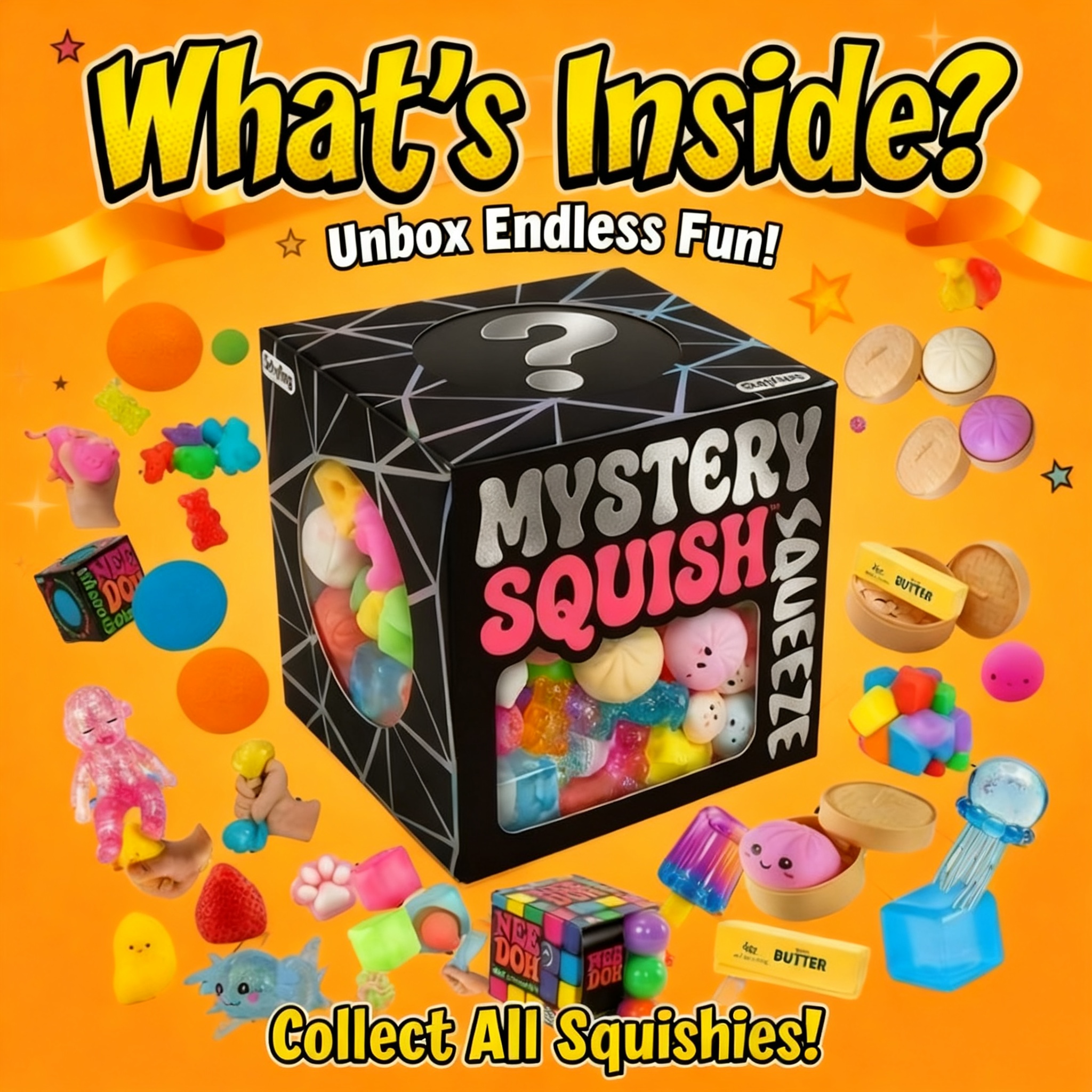Fidget Cute Stress Relief Toys – обзор и цена Mystery Box Blind Bag