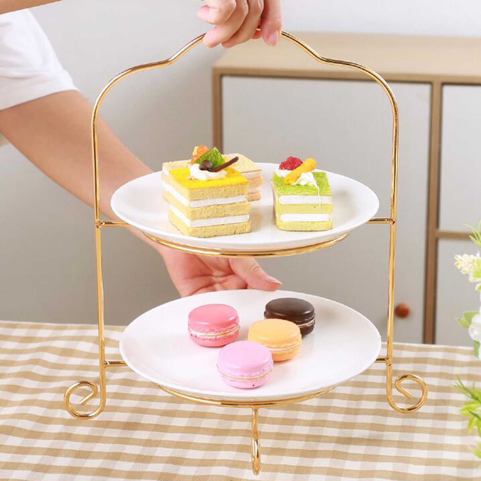2 Tier Cake Cupcake Stand Deco – обзор и цена Display Risers Set