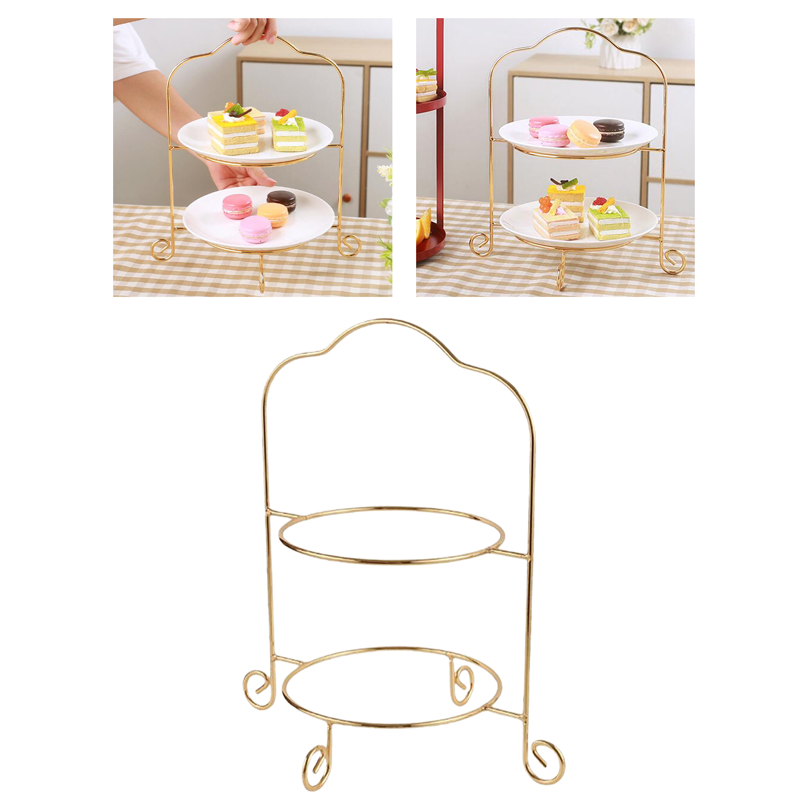 2 Tier Cake Cupcake Stand Deco – обзор и цена Display Risers Set