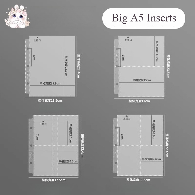 MEET YX 10pcs Big A5 Binder Lo – обзор и цена Card Penny Sleeve