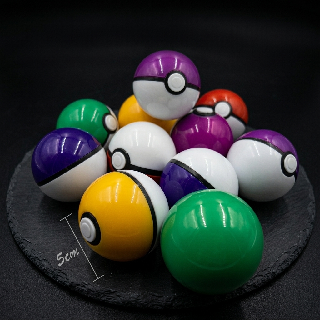 Bandai Pokemon 50mm Pokeball C – обзор и цена Capsule Toy Gashapon