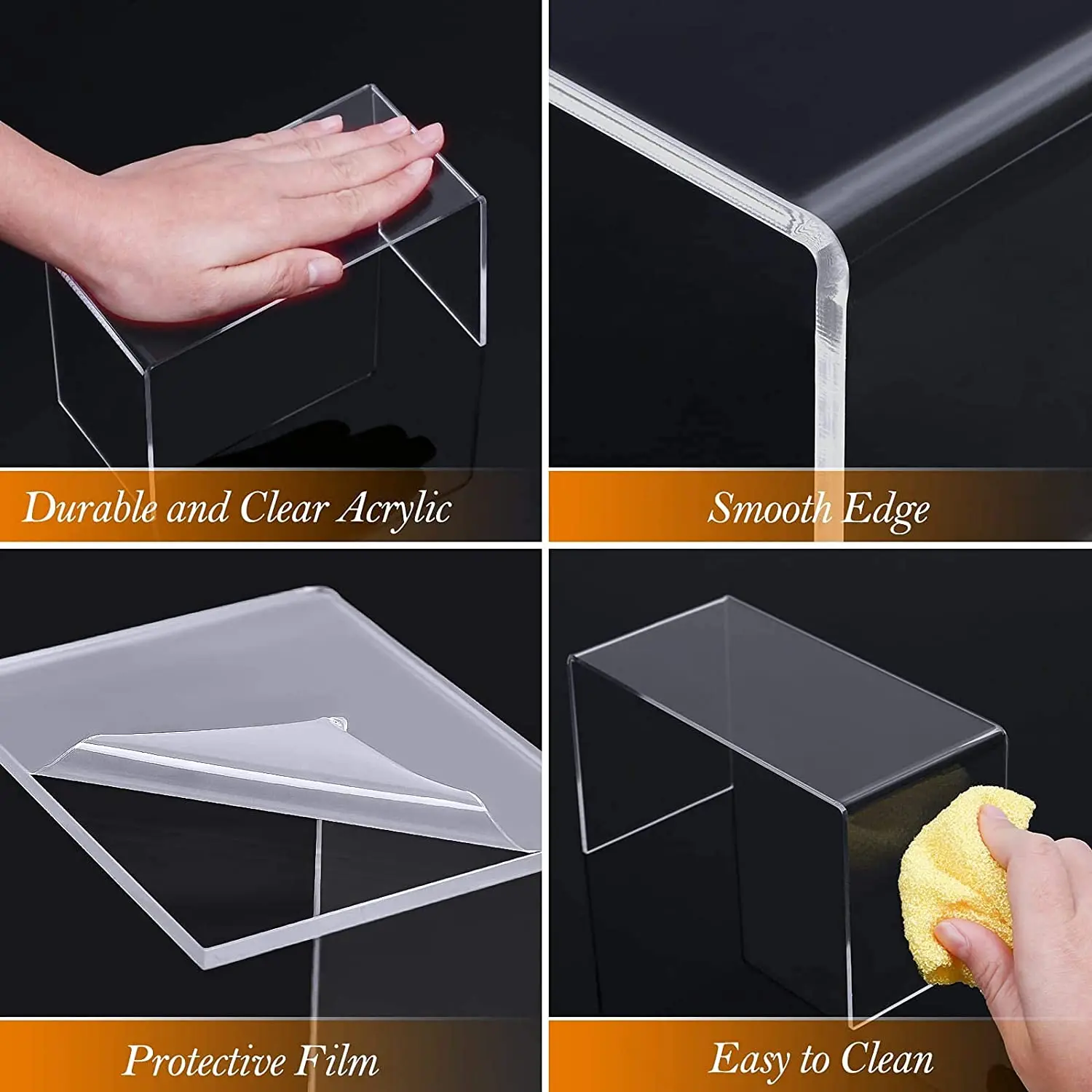U Shape Acrylic Display Riser  – обзор и цена Pop Display Shelf