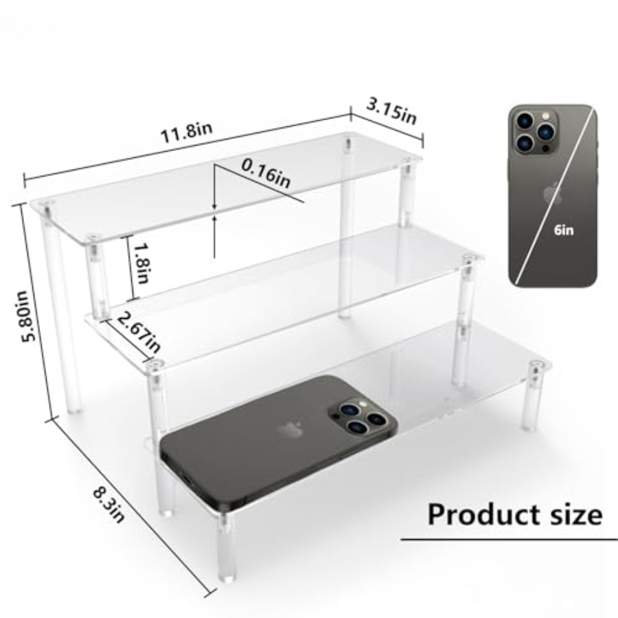 Acrylic Riser, Clear Display R – обзор и цена Pop Display Shelf