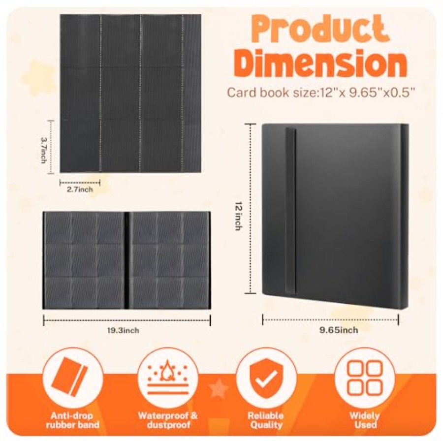 Card Binder, 9 Pocket Trading  – обзор и цена Trading Card Binder