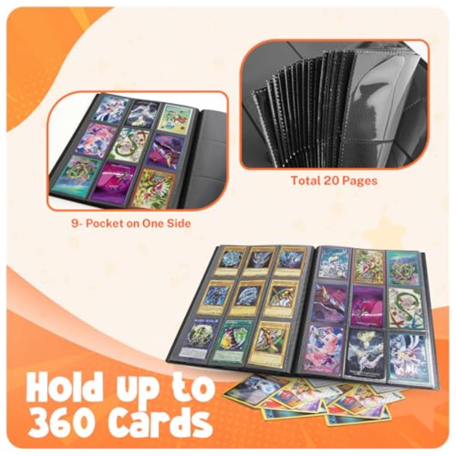 Card Binder, 9 Pocket Trading  – обзор и цена Trading Card Binder