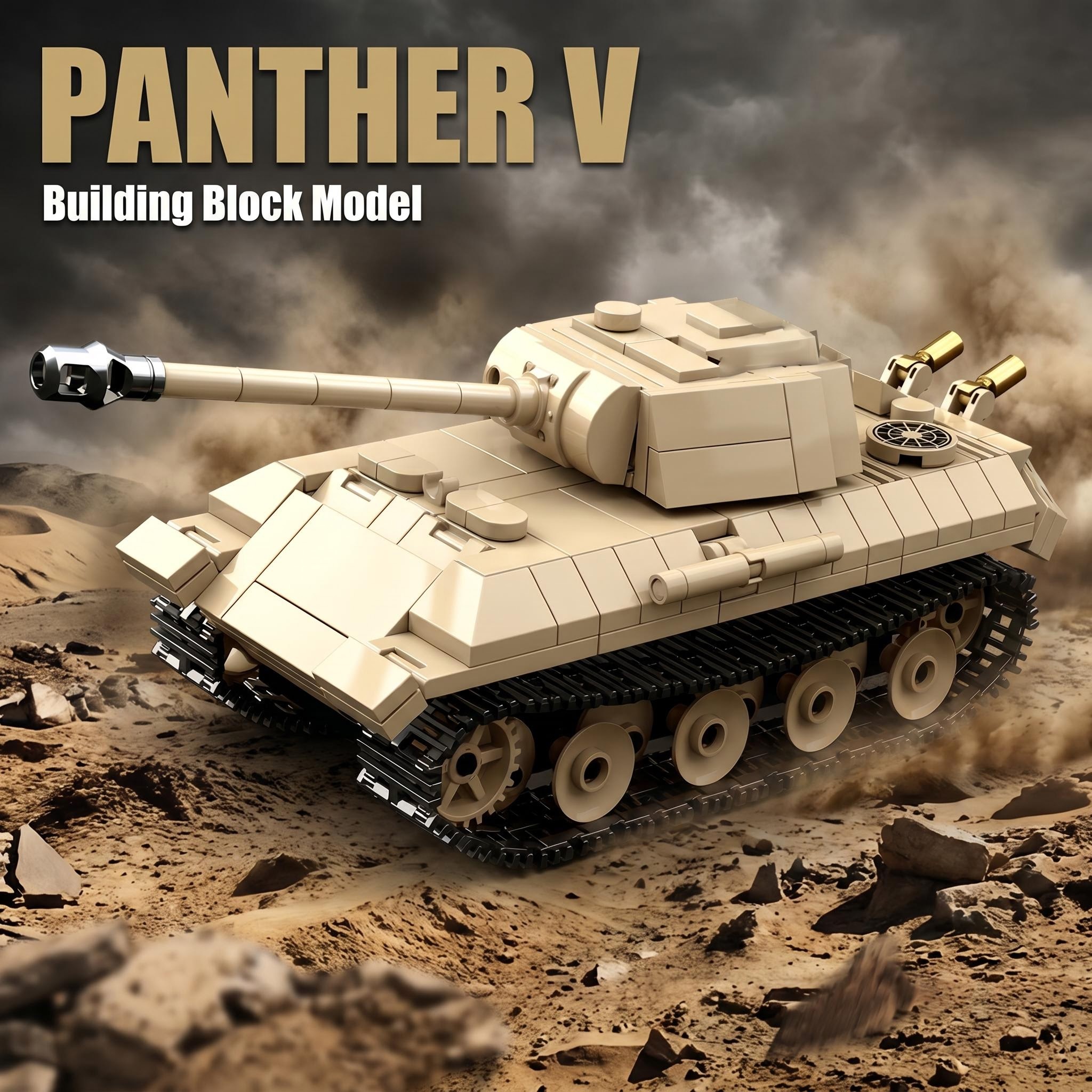 MOC Panther V Tank Tiger I KV- – обзор и цена Lego Minifigure Holder
