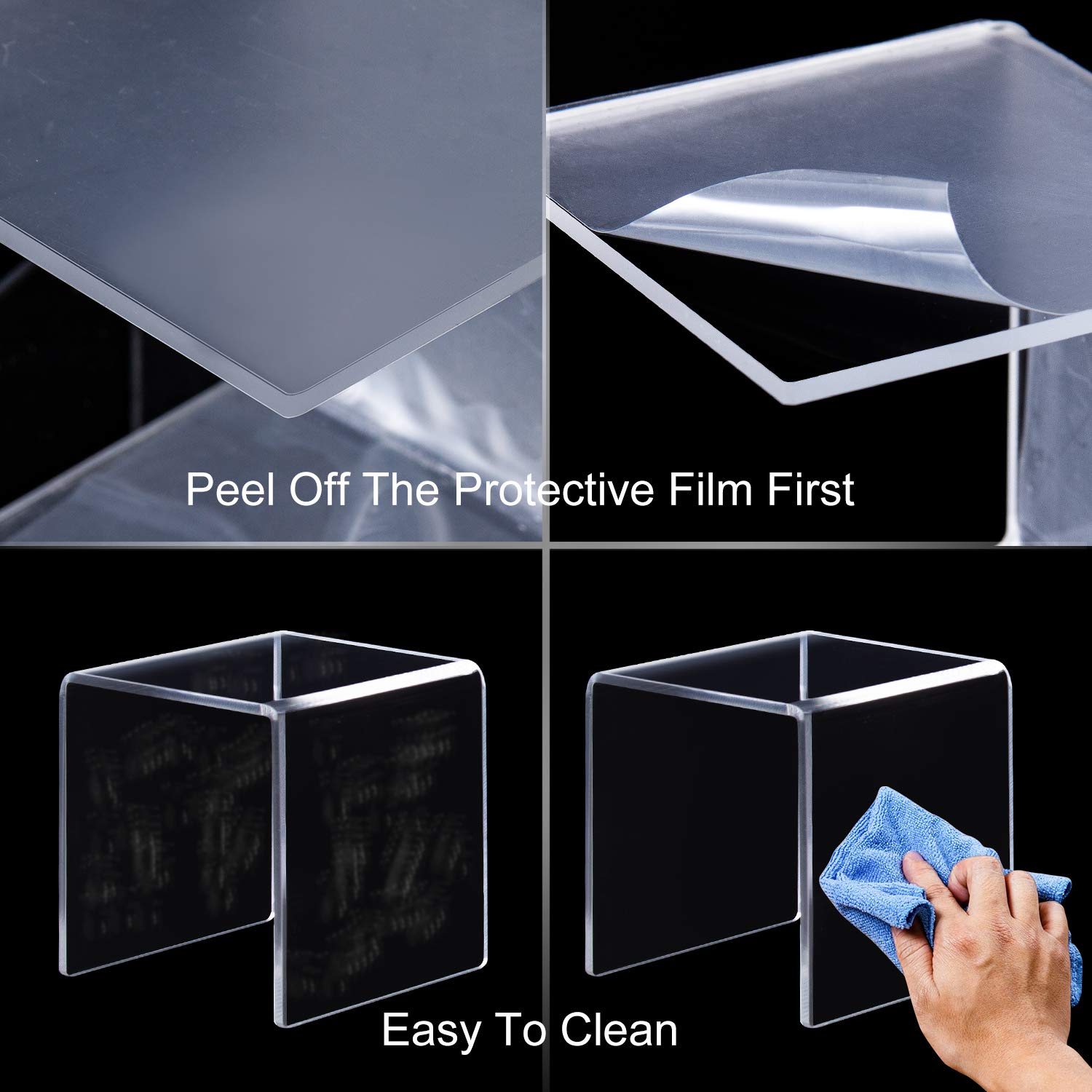 U Shape Acrylic Display Risers – обзор и цена Pop Display Shelf