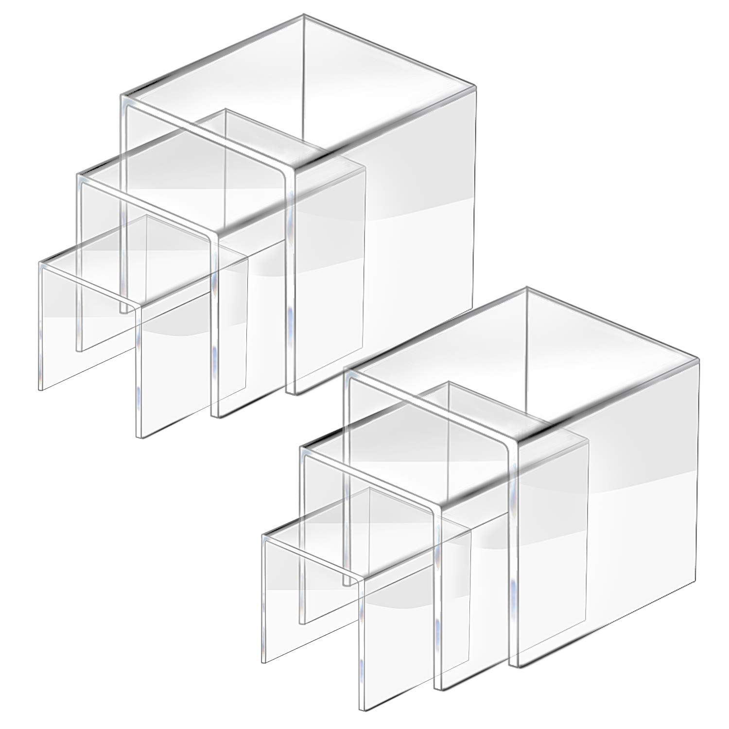 U Shape Acrylic Display Risers – обзор и цена Pop Display Shelf