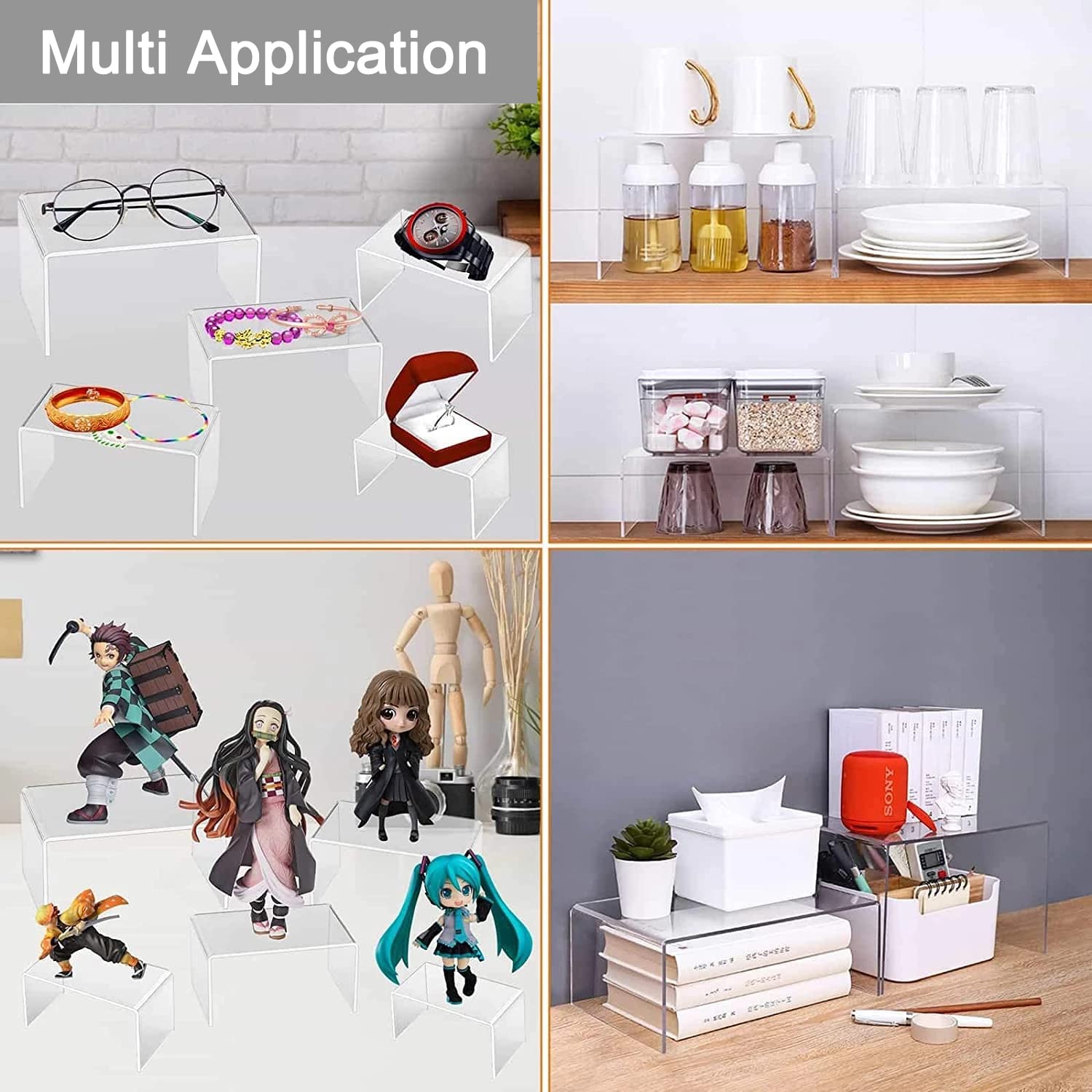 U Shape Acrylic Display Risers – обзор и цена Pop Display Shelf