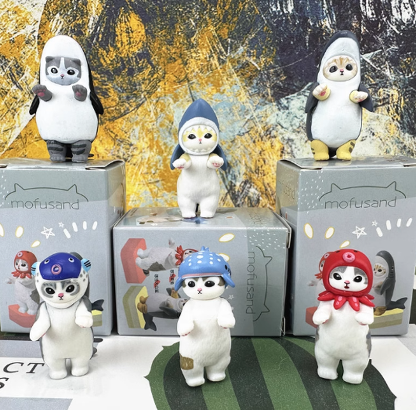 Mofusand Cute Great White Shar – обзор и цена Mystery Box Blind Bag
