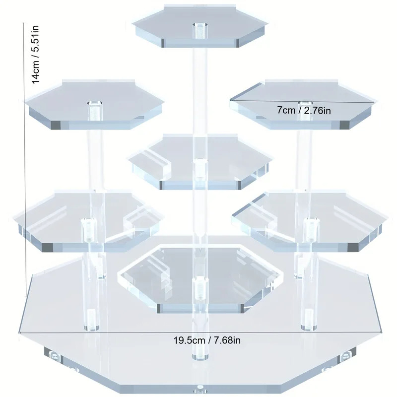 Acrylic Display Stand for Figu – обзор и цена Display Risers Set