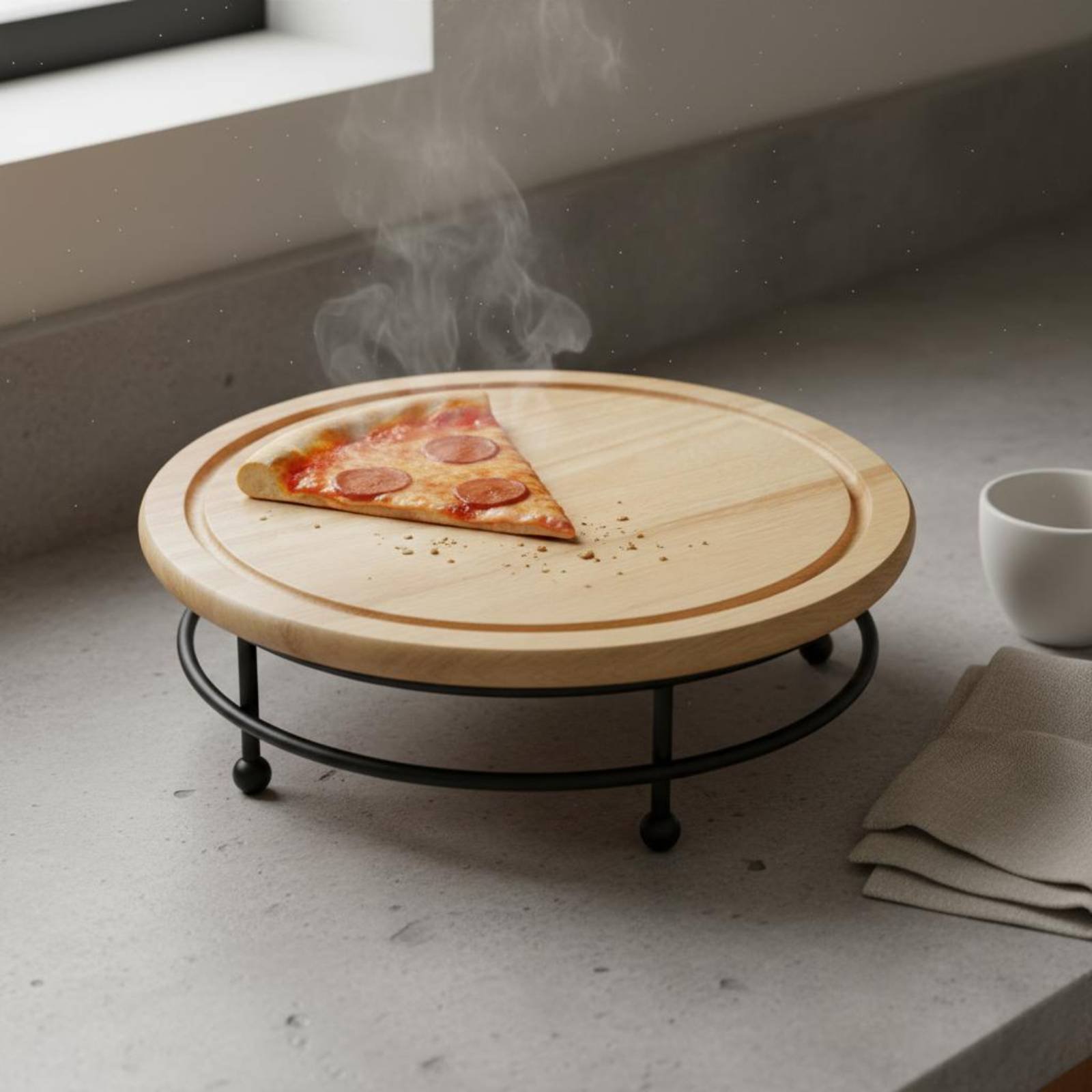 Pizza Stand Retro Design Round – обзор и цена Display Risers Set
