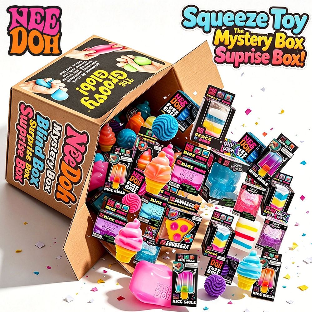 2026 NeeDoh Schylling Squeez T – обзор и цена Mystery Box Blind Bag