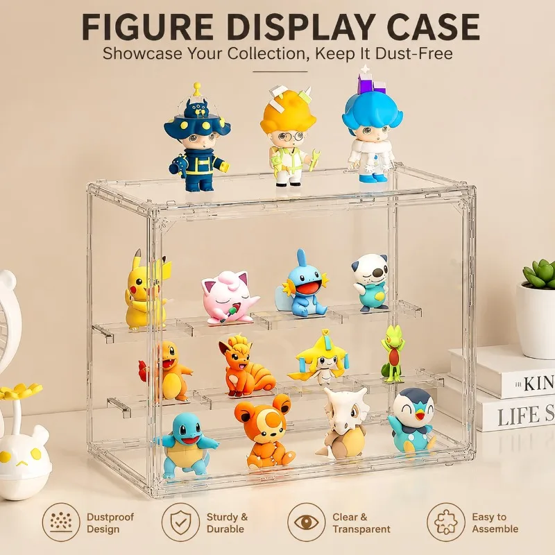 3 Layer Clear Blind Box Storag – обзор и цена Action Figure Stand