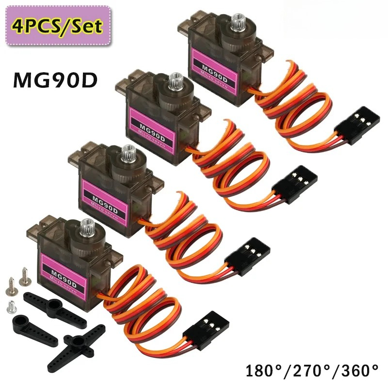 4CPS/Set 9g MG90D Micro Digita – обзор и цена Model Airplane Plastic