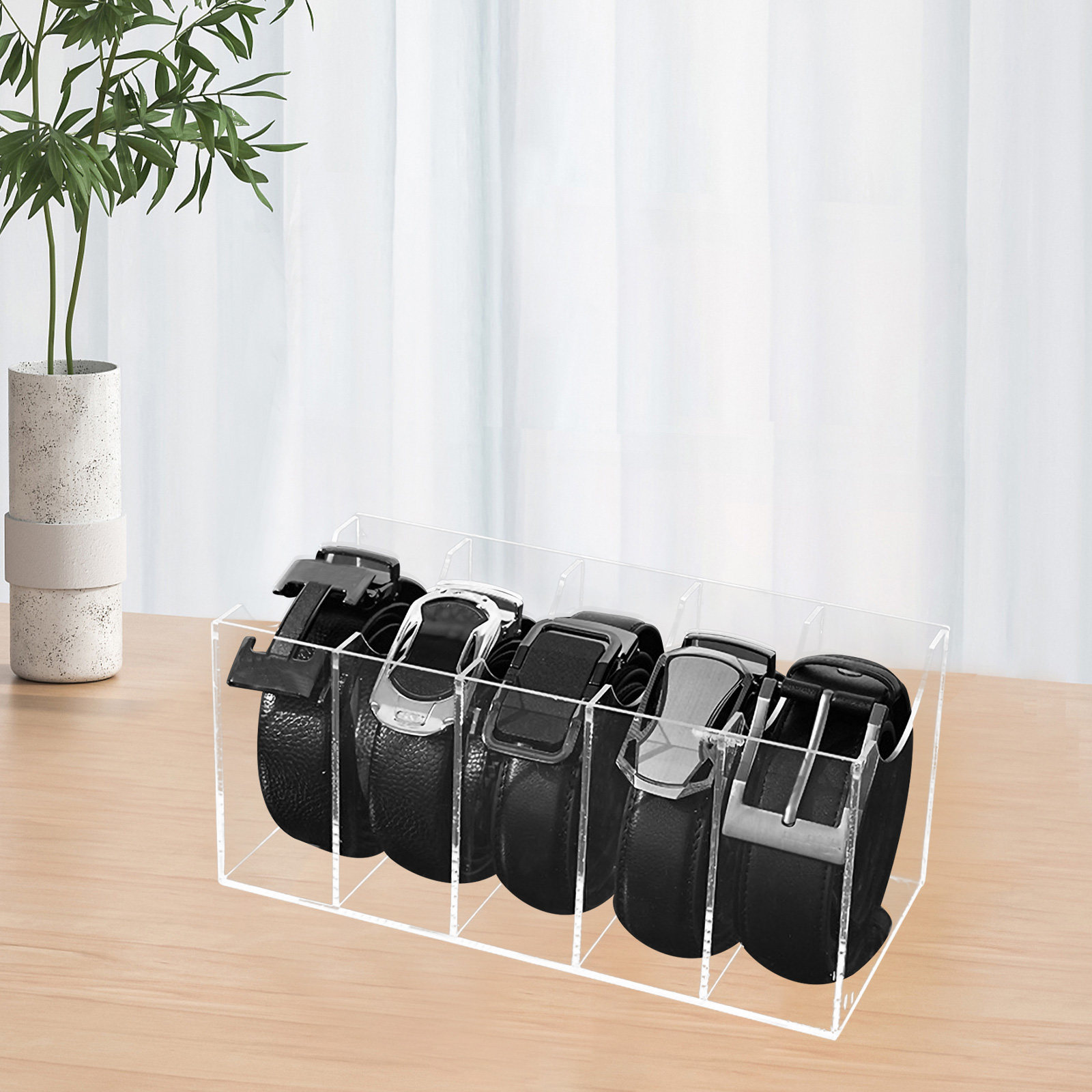 5-Compartment Acrylic Belt Org – обзор и цена Display Case Acrylic