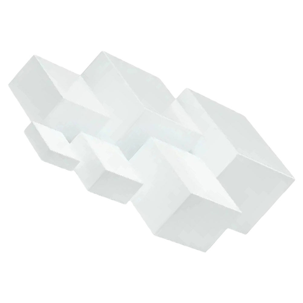 6Pcs Minimalist White Plastic  – обзор и цена Display Risers Set