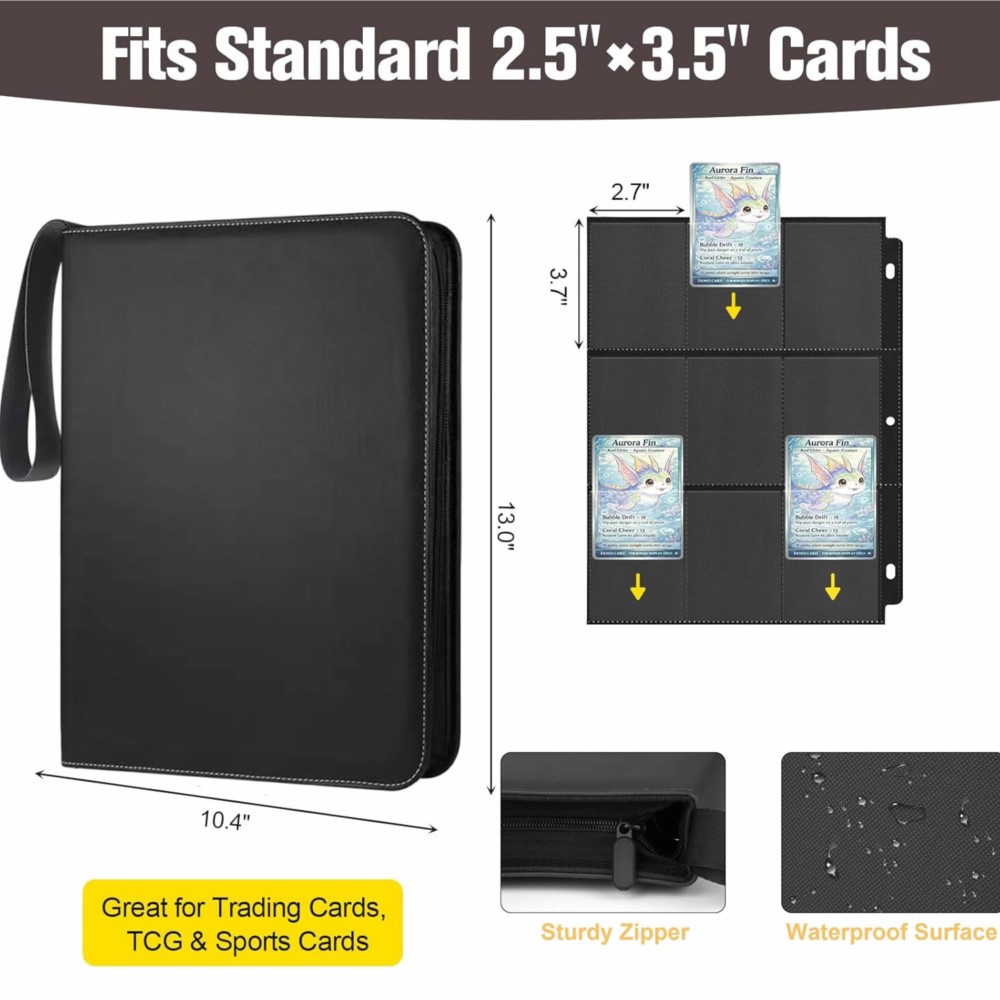 900 Pockets Card Binder Album  – обзор и цена Trading Card Binder