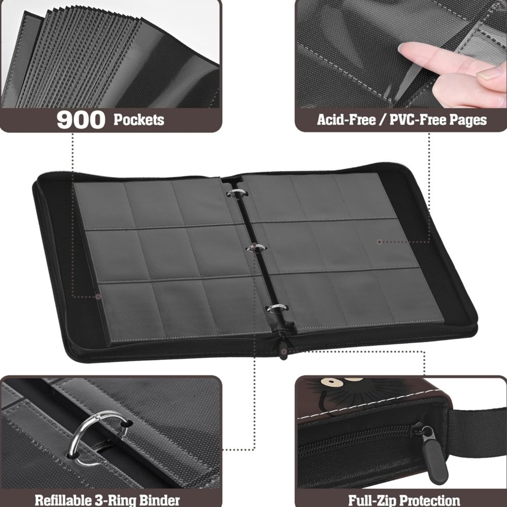 900 Pockets Card Binder Album  – обзор и цена Trading Card Binder