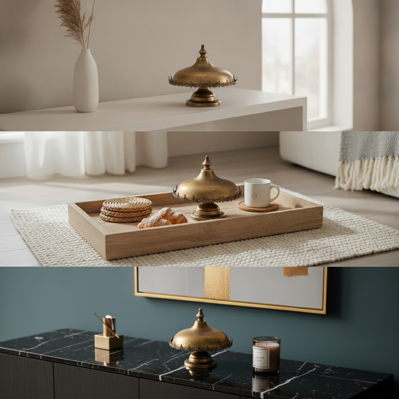 Pedestal Tray with Scalloped E – обзор и цена Display Risers Set