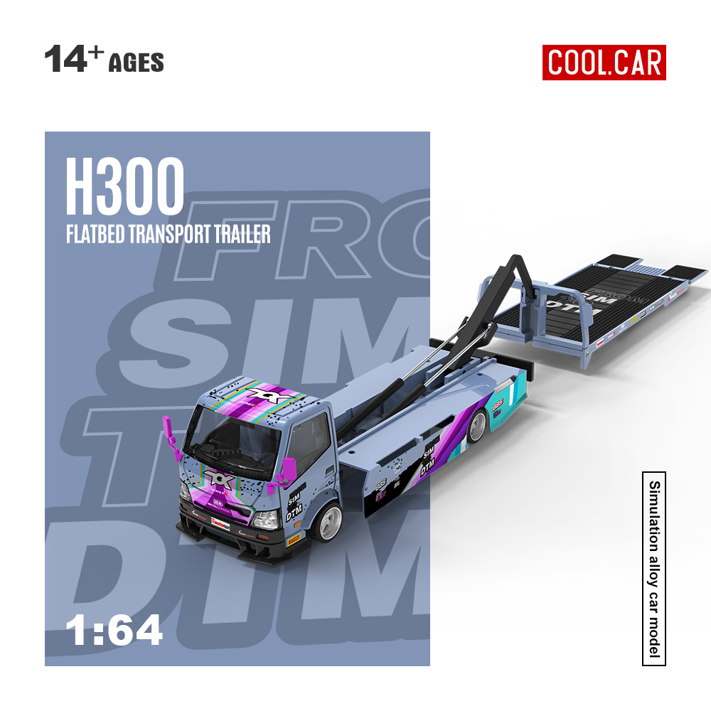 Cool Car 1:64 H300 Flatbed Tra – обзор и цена Die Cast Car 1 64