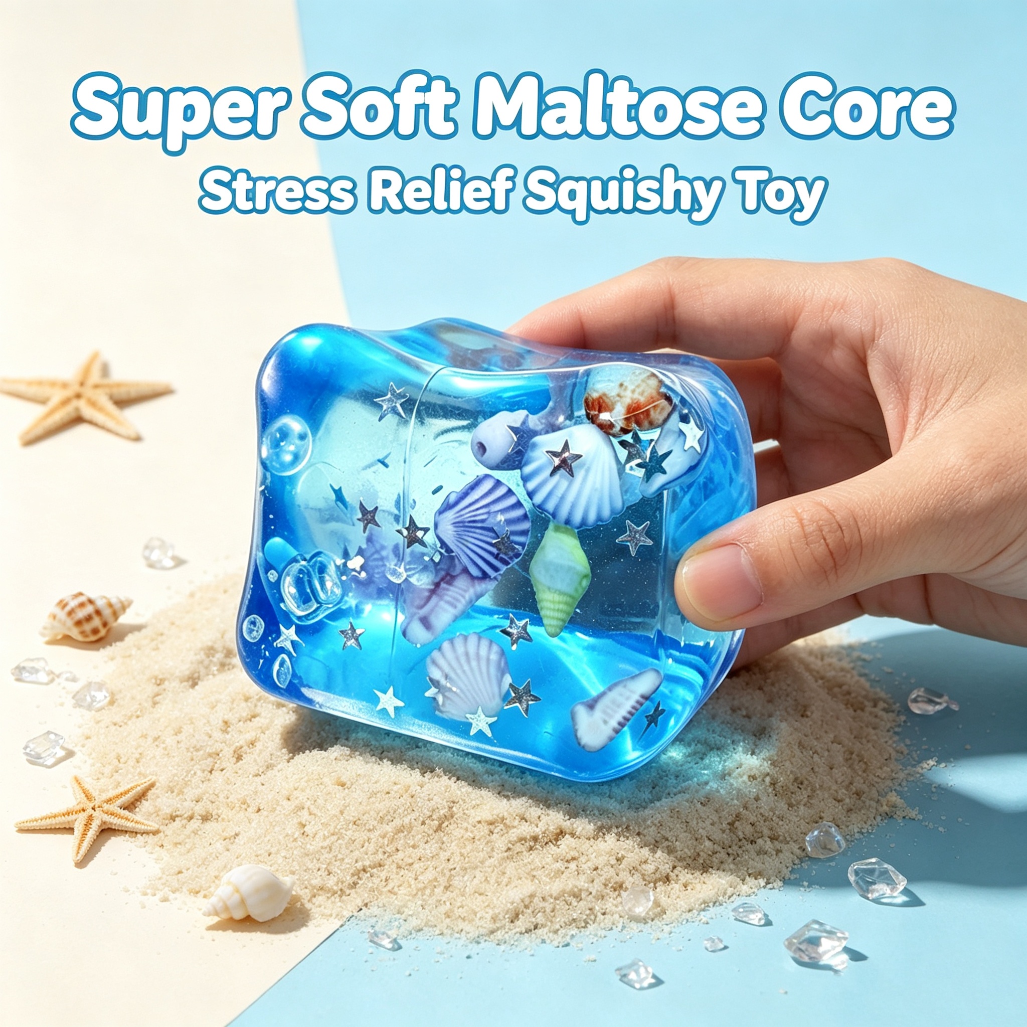 Ocean Shell Squishy Stress Bal – обзор и цена Fidget Cube Original