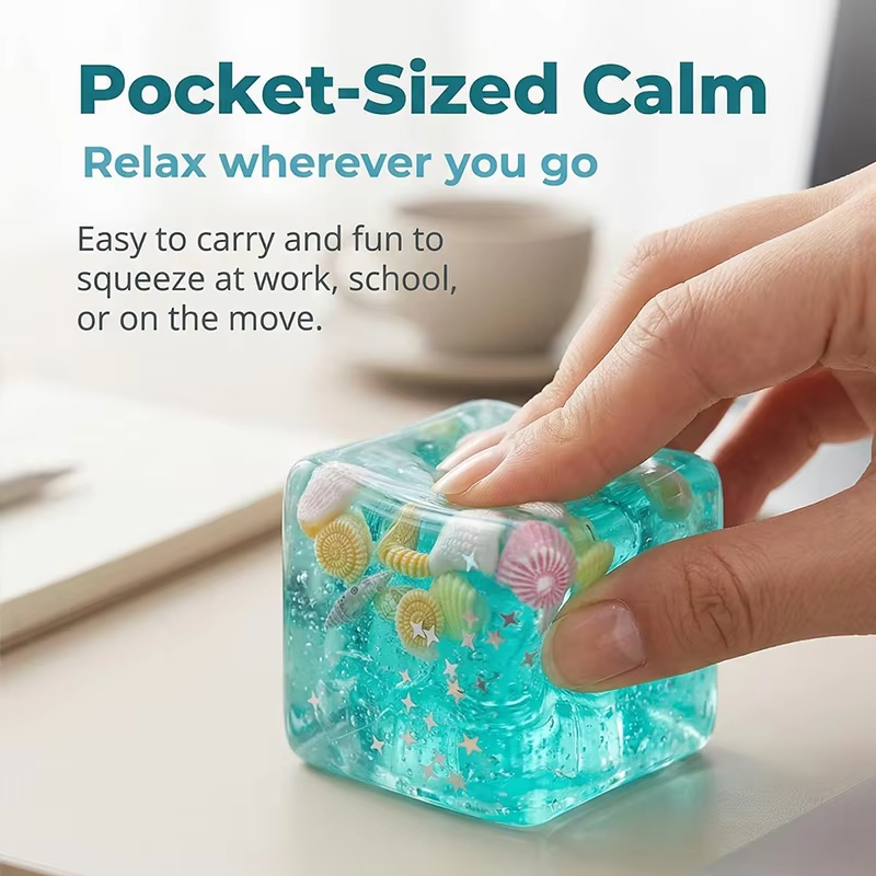 Ocean Shell Squishy Stress Bal – обзор и цена Fidget Cube Original