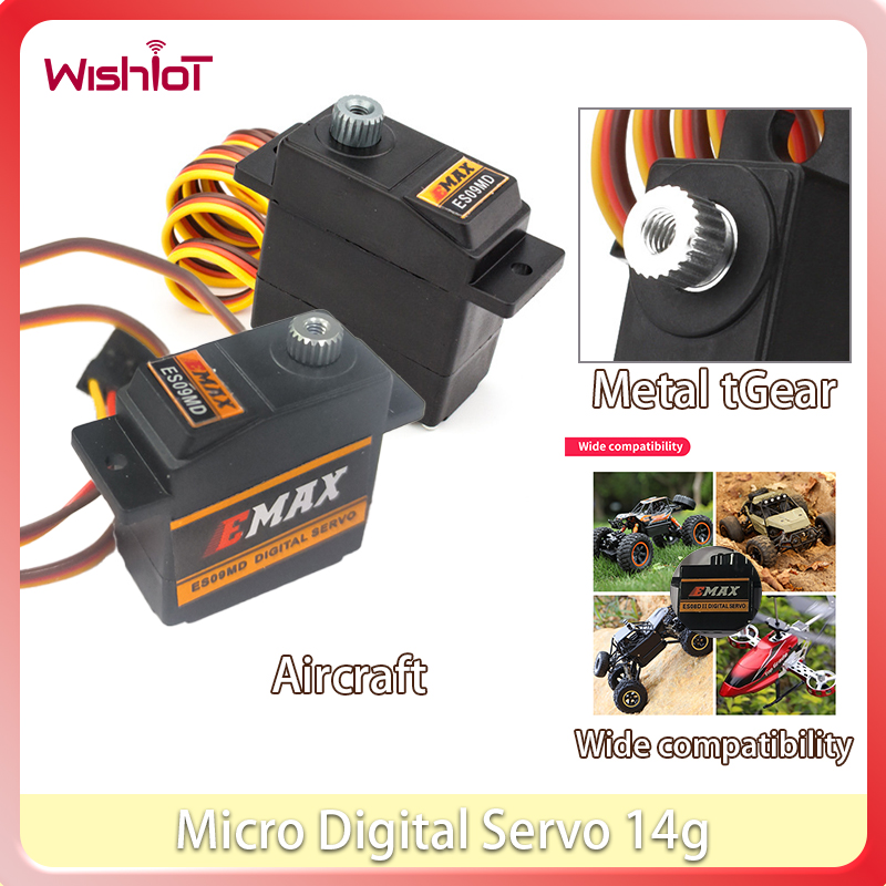 14g Micro Digital Servo ES09MD – обзор и цена Model Airplane Plastic