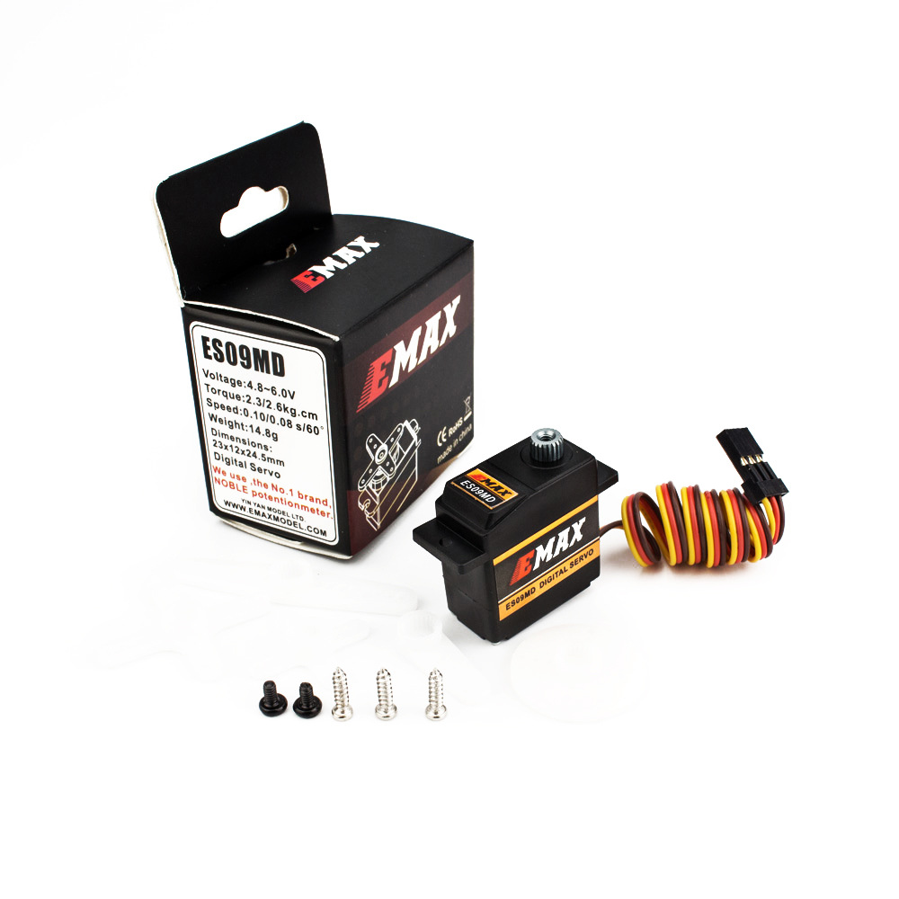 14g Micro Digital Servo ES09MD – обзор и цена Model Airplane Plastic