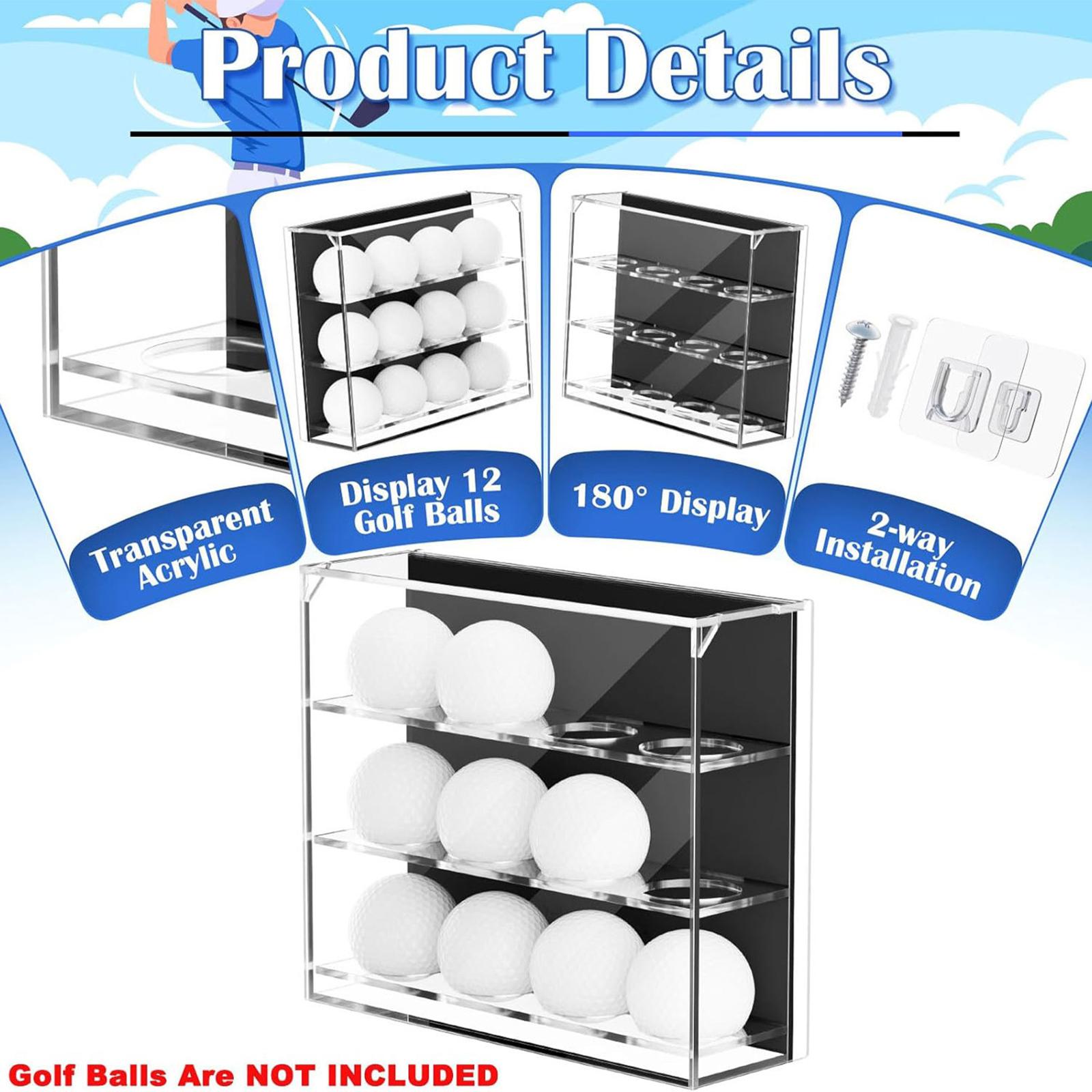 Acrylic Golf Ball Display Case – обзор и цена Display Case Acrylic