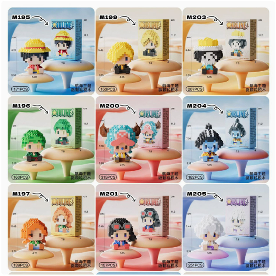 New ONE PIECE Sun God Nika Luf – обзор и цена Building Block Mini