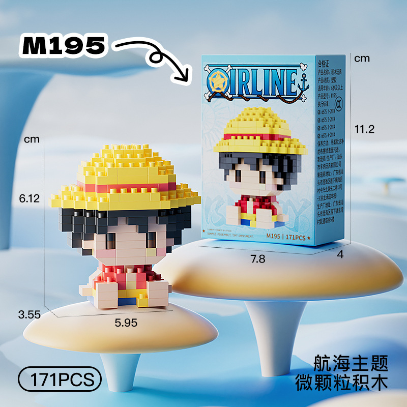 New ONE PIECE Sun God Nika Luf – обзор и цена Building Block Mini